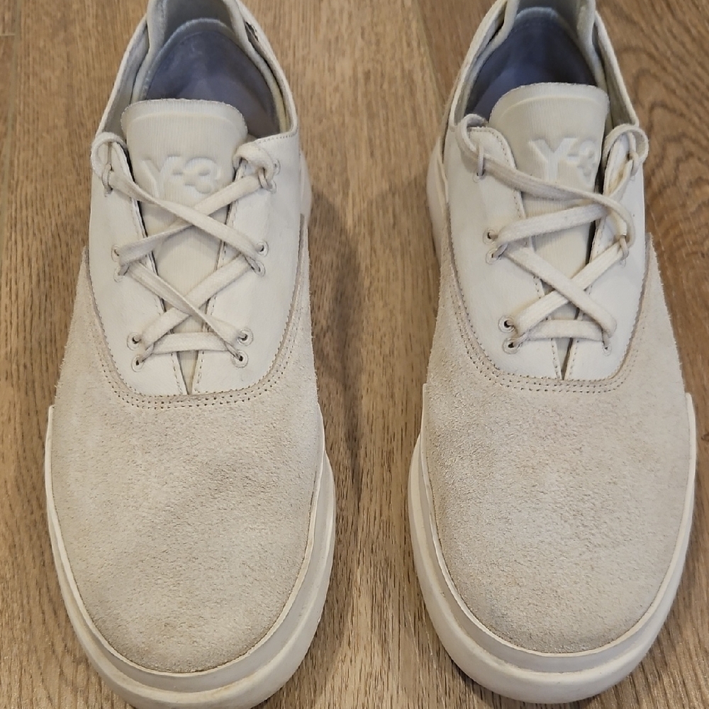 Y-3 Cream Sneakers Minimalist Design